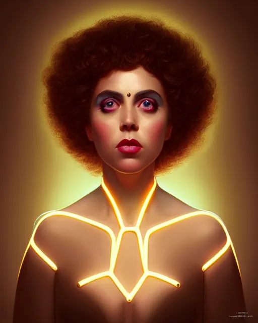 Prompt: symmetry portrait of poly styrene, glam, feminine, glowing lights intricate, elegant, highly detailed, digital painting, artstation, concept art, smooth, sharp focus, illustration, art by artgerm and greg rutkowski and fra angelico and unreal engine 5