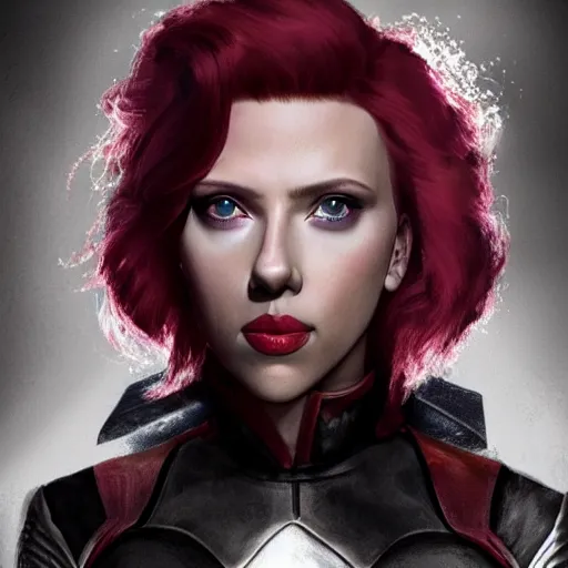 Image similar to scarlett johansson as vi from arcane