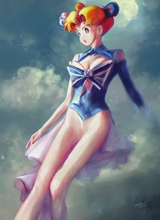 Image similar to by WLOP, By Sailor Moon, By Made in Abysse