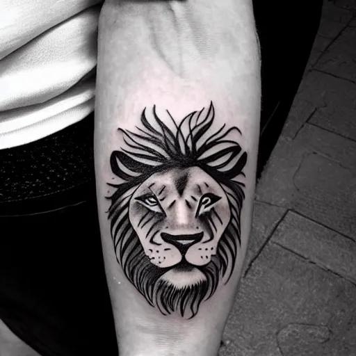 Tattoo uploaded by Tojo Tattoo • Lion Forearm Tattoo • Tattoodo