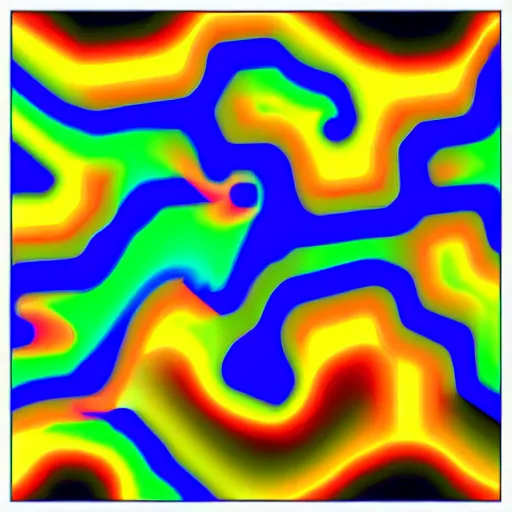Prompt: a Fluid Simulation of a space shuttle, large eddies, Colourful, CFD , Multiphase flow, hexagonal mesh