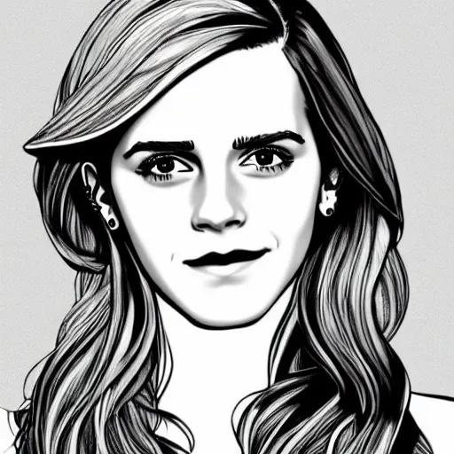 Image similar to emma watson coloring pages