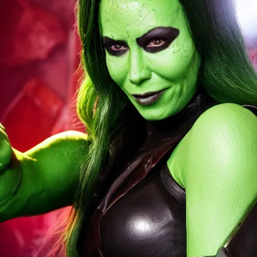 Image similar to Wendy James as Gamora