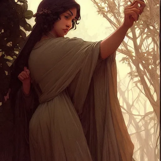 Prompt: black narnia, intricate, elegant, highly detailed, digital painting, artstation, concept art, smooth, sharp focus, illustration, art by artgerm and greg rutkowski and alphonse mucha and william - adolphe bouguereau