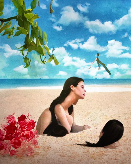 Prompt: spring break regrets hyperrealistic neo-romanticism, surrealism, rule of thirds