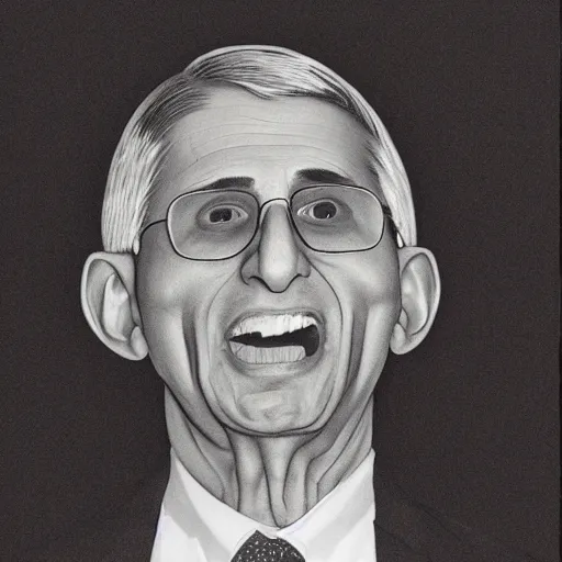 Prompt: Anthony Fauci possessed by the Devil