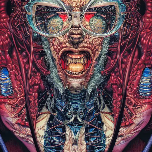 Image similar to portrait closeup of crazy palpatin, symmetrical, hyper detailed, by yoichi hatakenaka, masamune shirow, josan gonzales and dan mumford, ayami kojima, takato yamamoto, barclay shaw, karol bak, yukito kishiro