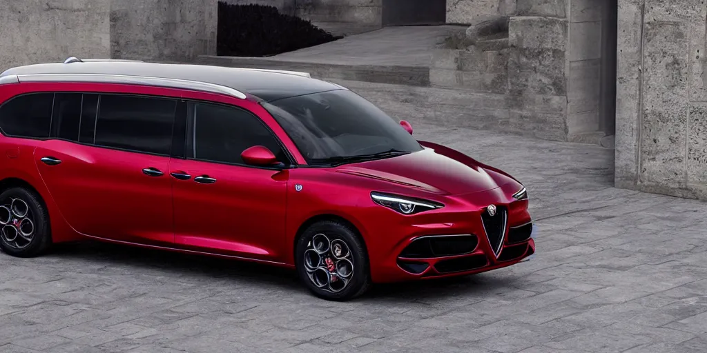 Image similar to 2022 Alfa Romeo Minivan