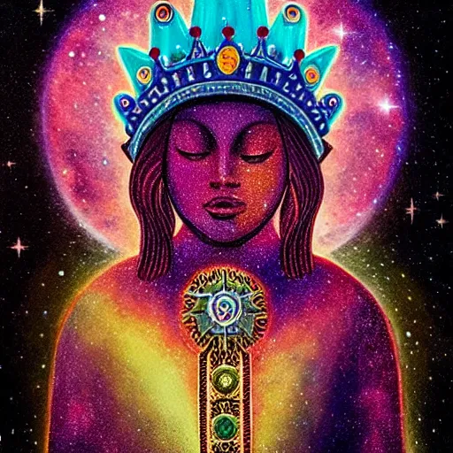 Image similar to cosmic king god