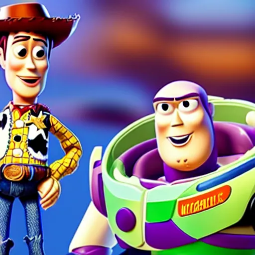 Prompt: toy story, in the style of brokeback mountain