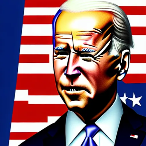 Image similar to joe biden build back better by otto dix, hyperrealistic, aesthetic, masterpiece