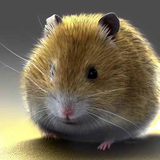 Image similar to Hamster with armor ultra 4k photorealistic high detail metallic