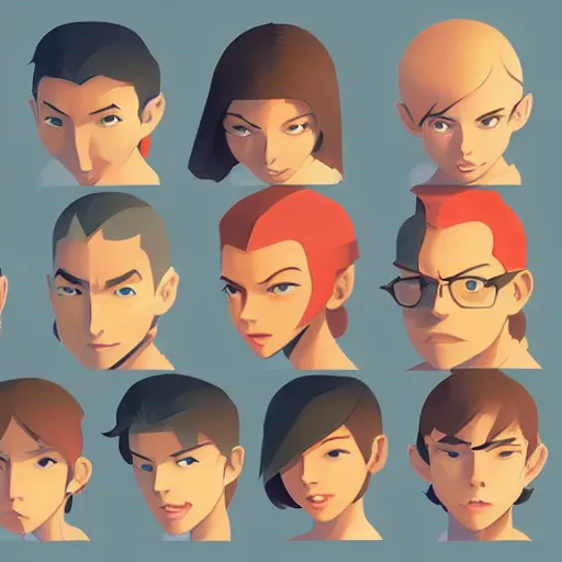 Image similar to face icon stylized minimalist nintendo 3 ds, loftis, cory behance hd by jesper ejsing, by rhads, makoto shinkai and lois van baarle, ilya kuvshinov, rossdraws global illumination