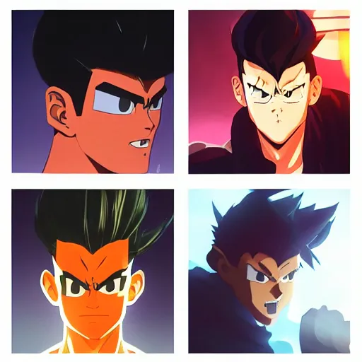 Image similar to face icon stylized minimalist yu yu hakusho, loftis, cory behance hd by jesper ejsing, by rhads, makoto shinkai and lois van baarle, ilya kuvshinov, rossdraws global illumination