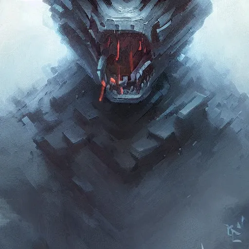 Prompt: greg rutkowski painting of a ghast from minecraft