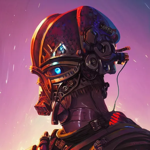 Image similar to cyberpunk viking helmet mask warrior goddess robot ninja fantasy, art gta 5 cover, official fanart behance hd artstation by jesper ejsing, by rhads, makoto shinkai and lois van baarle, ilya kuvshinov, ossdraws