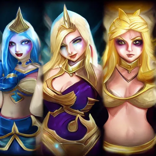 Prompt: lux league of legends, horrifying, angry, evil