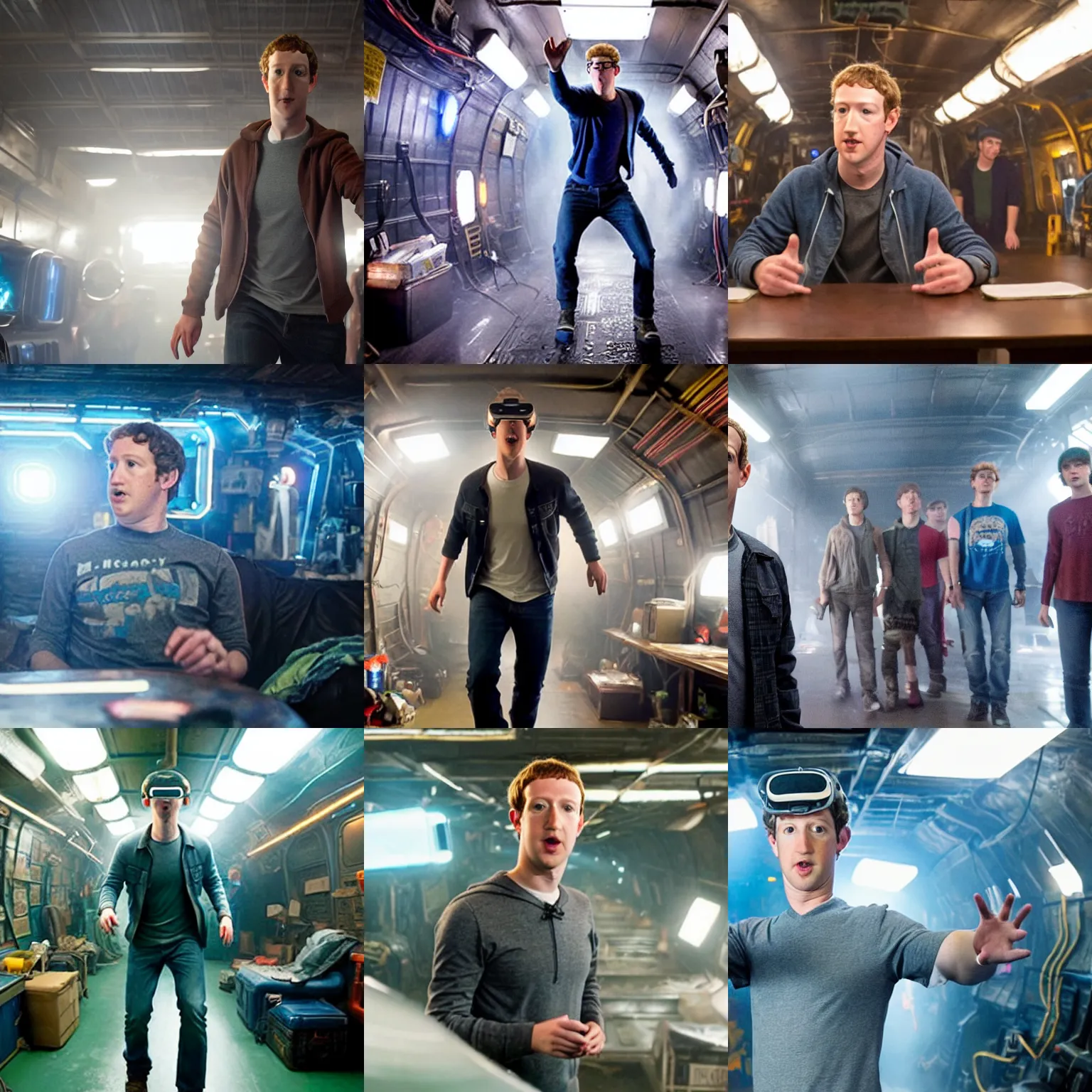 Image similar to Movie still of Mark Zuckerberg in Ready Player One