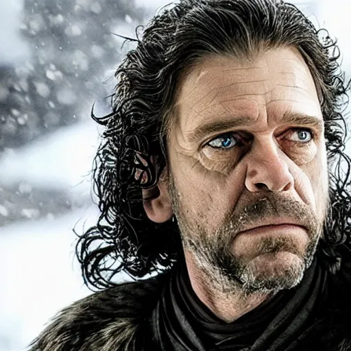 Prompt: dr house as jon snow