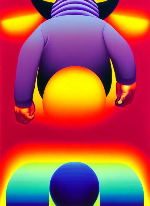 Prompt: hunter by shusei nagaoka, kaws, david rudnick, airbrush on canvas, pastell colours, cell shaded, 8 k