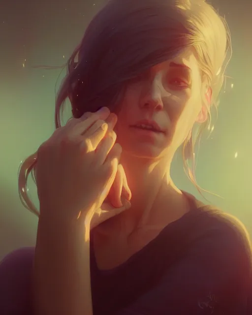 Prompt: highly detailed vfx portrait of a woman crying, unreal engine, greg rutkowski, loish, rhads, beeple, makoto shinkai and lois van baarle, ilya kuvshinov, rossdraws, tom bagshaw, alphonse mucha, global illumination, detailed and intricate environment