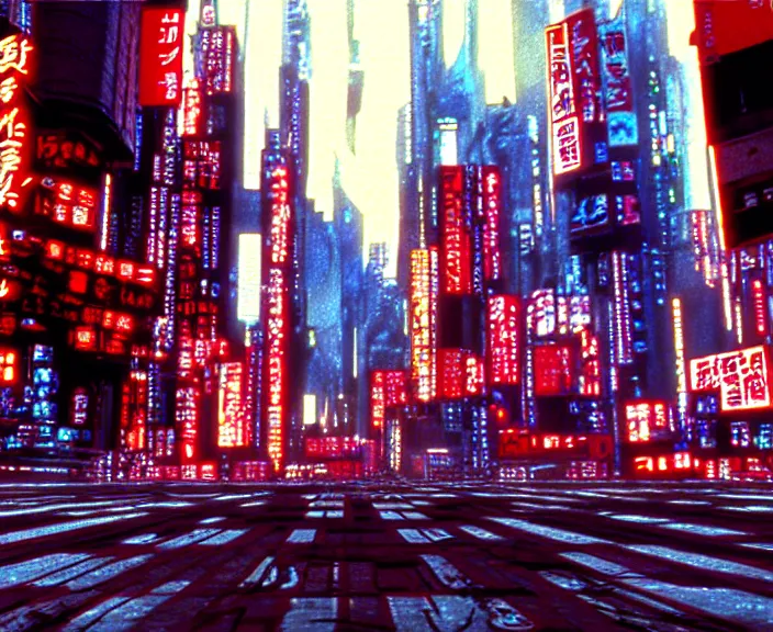 cyberpunk street view, film still from japanese, Stable Diffusion