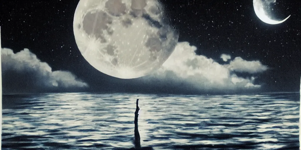 Prompt: moon river