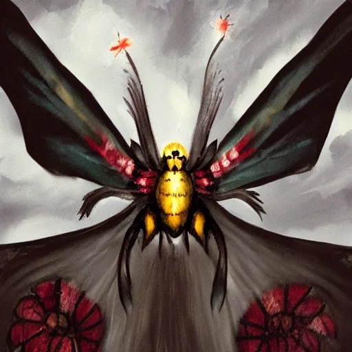 Image similar to mothman