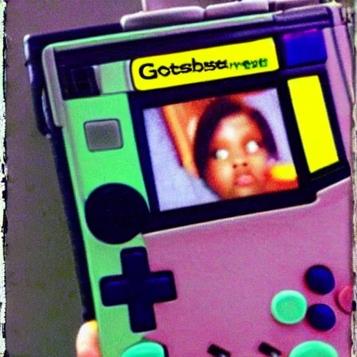 Image similar to gameboy color camera selfie