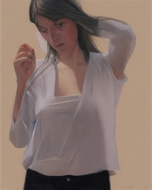 Prompt: gallery artwork by Phil noto entitled No. 5