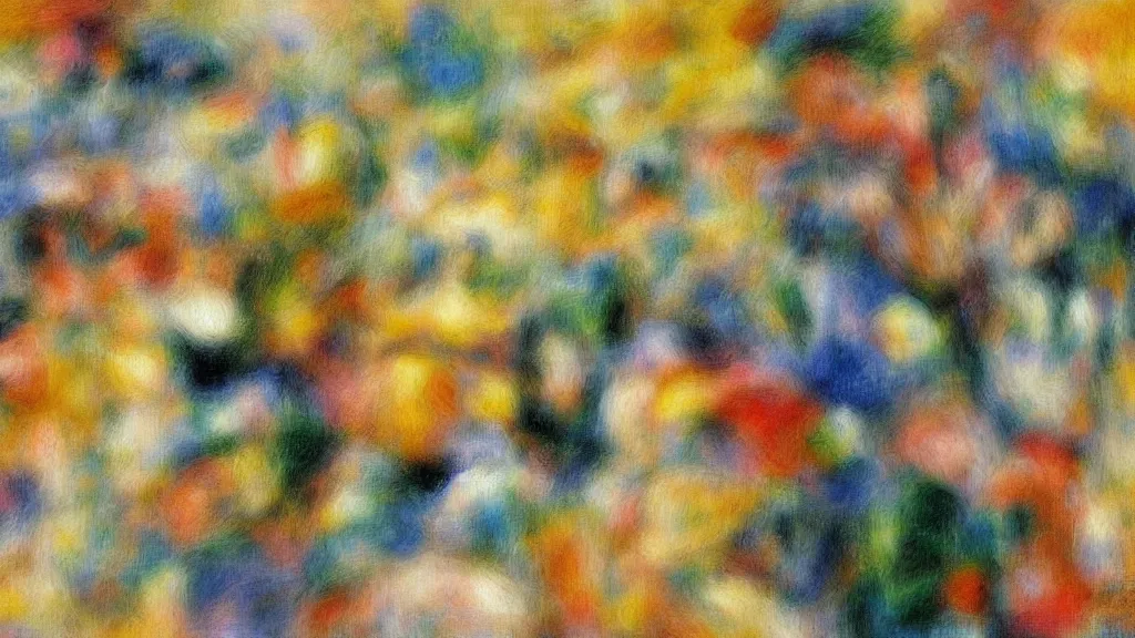 Image similar to abstract art painting, geometry, lines, forms, shapes, in style of pierre - auguste renoir, 4 k, high resolution details,