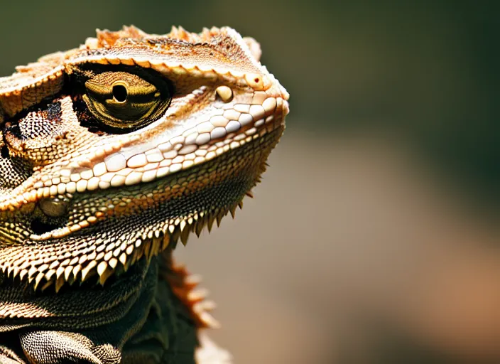 Prompt: dslr portrait still of a bearded dragon!!! with a large white beard a large white human beard of hair on his chin!!!, 8 k 8 5 mm f 1. 4
