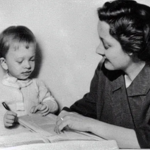 Image similar to “ child in 1 9 5 0 nurse consulting in west germany ”