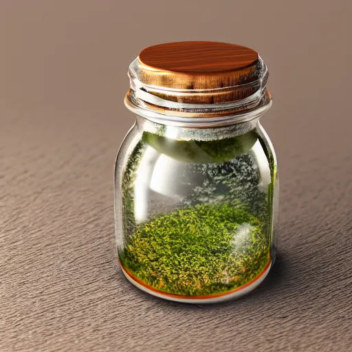 Image similar to universe in jar, hyperrealistic, 8k