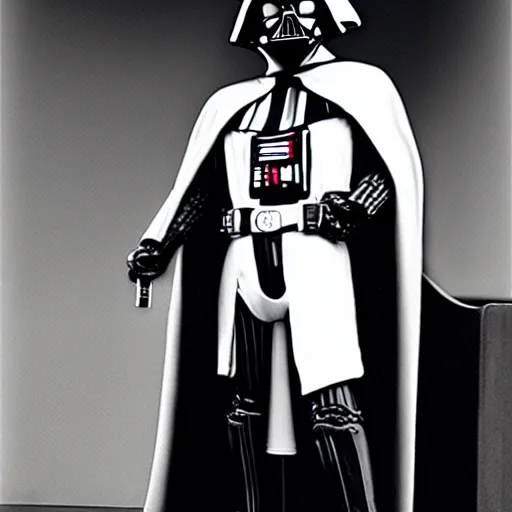Prompt: darth vader in i love lucy