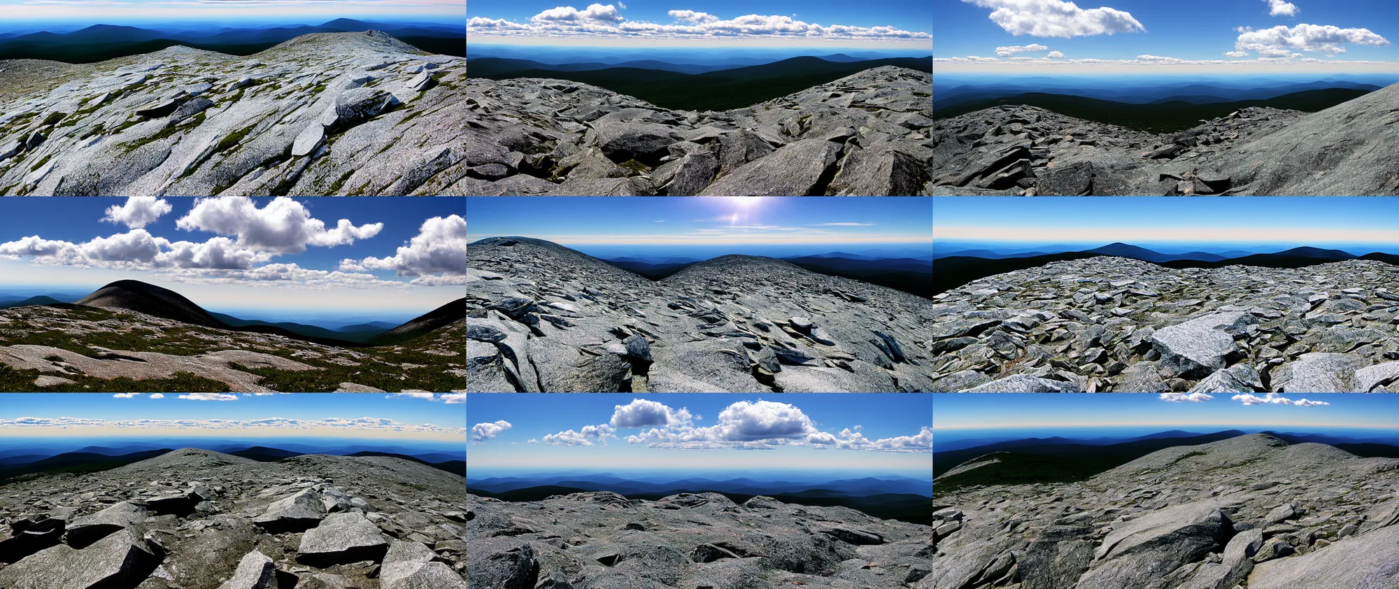 Prompt: franconia ridge, mount lafayette