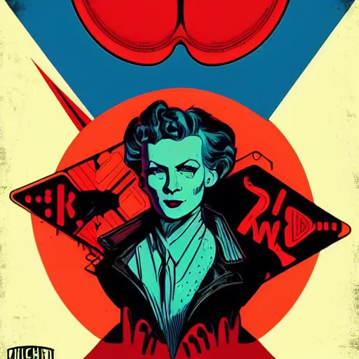 Image similar to retro futurist illustration art by butcher billy