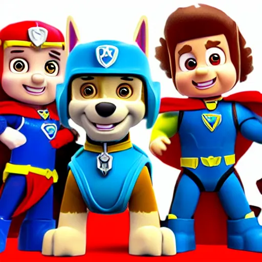 Image similar to thor superhero in the paw patrol