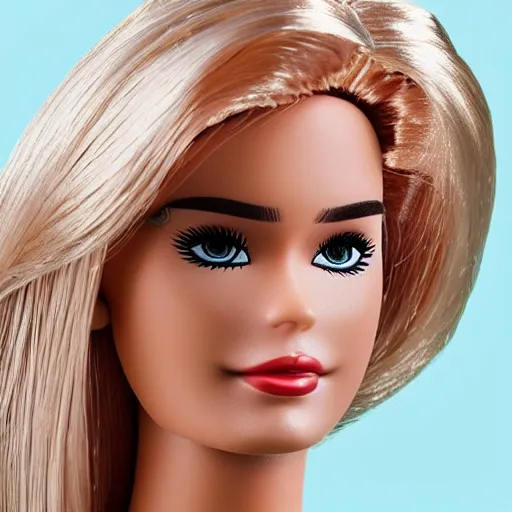 Image similar to xqc as a barbie doll, 4k, high detail, high-resolution photograph, professional photography, ultra-detail, barbie