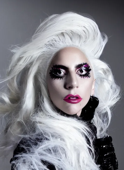 Image similar to lady gaga by nick knight, born this way, born this way album, red weapon 8 k s 3 5, cooke anamorphic / i lenses, highly detailed, cinematic lighting