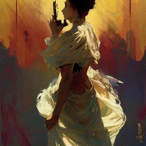 Image similar to explosion of paint, intricate, elegant, highly detailed, greg manchess, mucha, liepke, ruan jia, jeffrey catherine jones, ridley scott