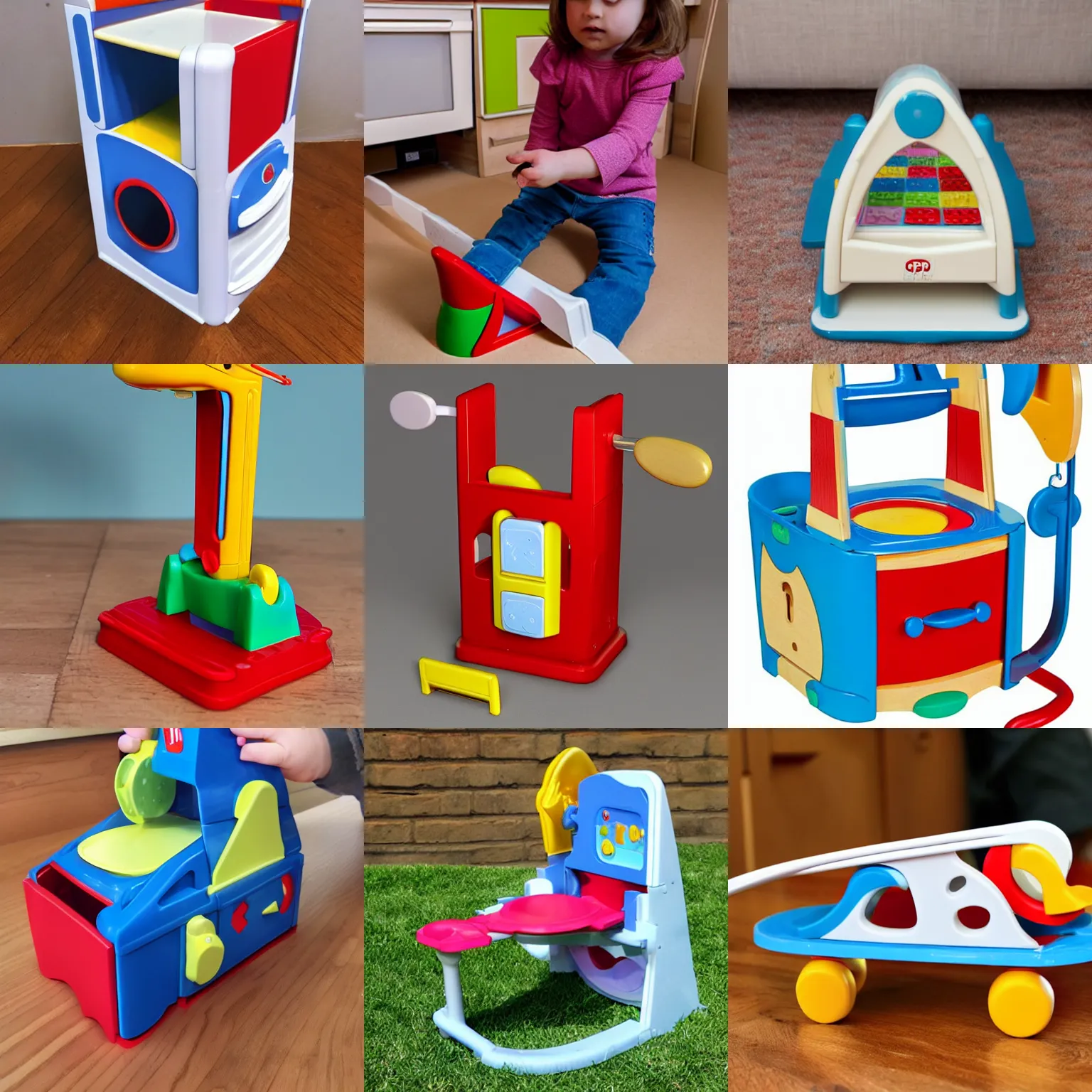 Image similar to fisher price guillotine