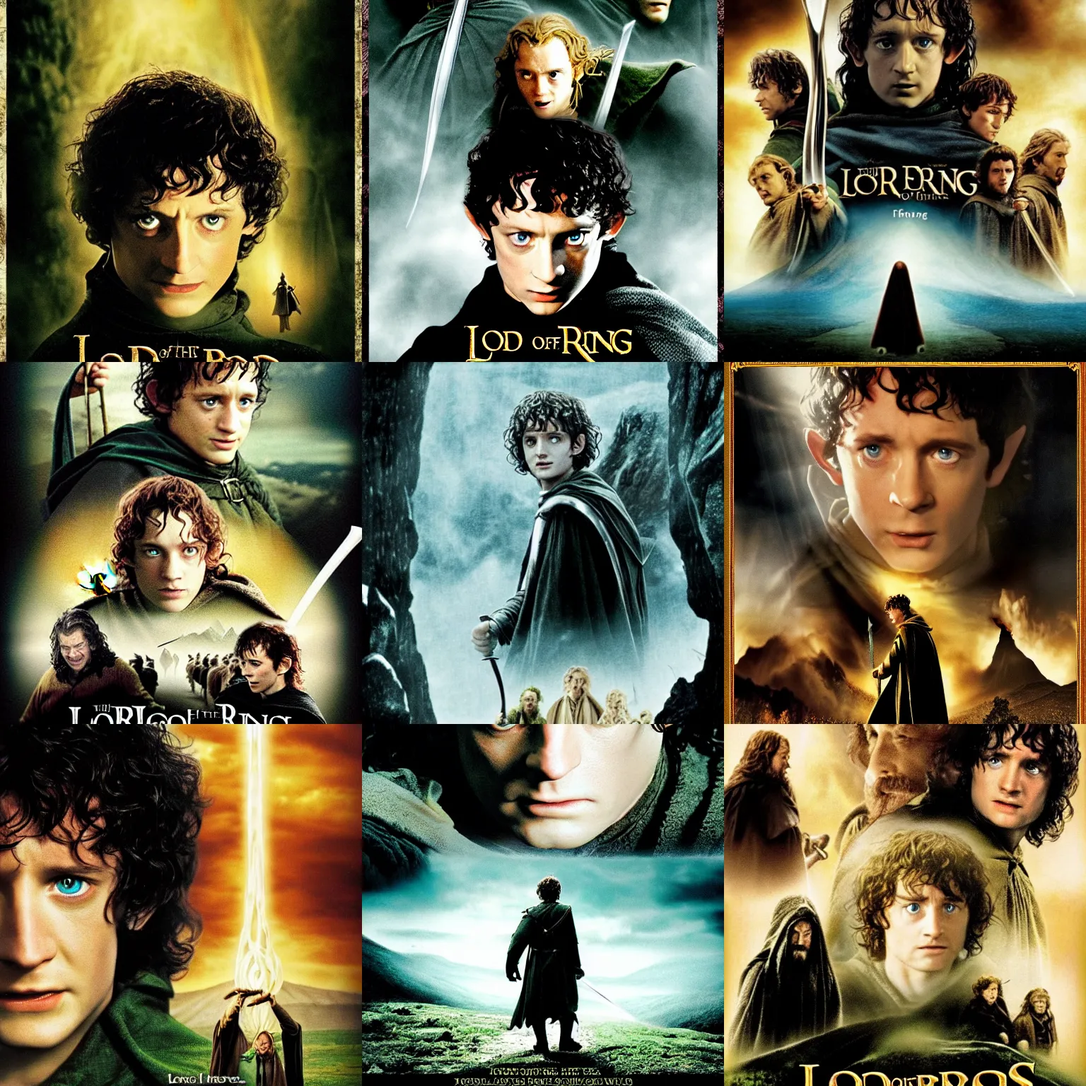 Prompt: movie poster for lord of the rings 4 : frodo's revenge