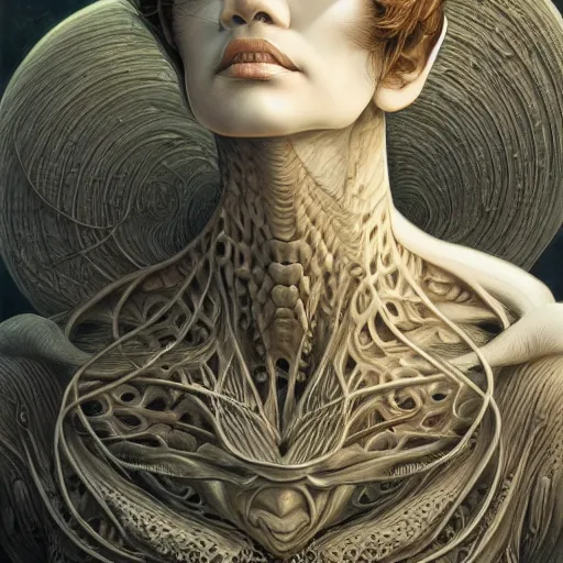 Prompt: low angle shot of a beautiful creature by Junji ito, intricate, elegant, highly detailed, centered, digital painting, artstation, concept art, smooth, sharp focus, illustration, artgerm, Tomasz Alen Kopera, Peter Mohrbacher donato giancola, Joseph Christian Leyendecker, WLOP, Boris Vallejo