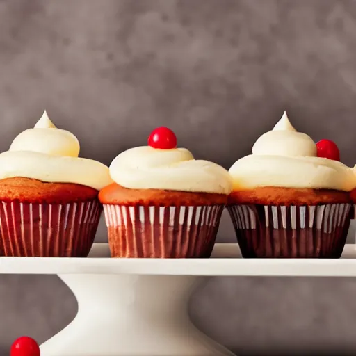 Prompt: cupcake inspired by a tank, closeup, professional food photography