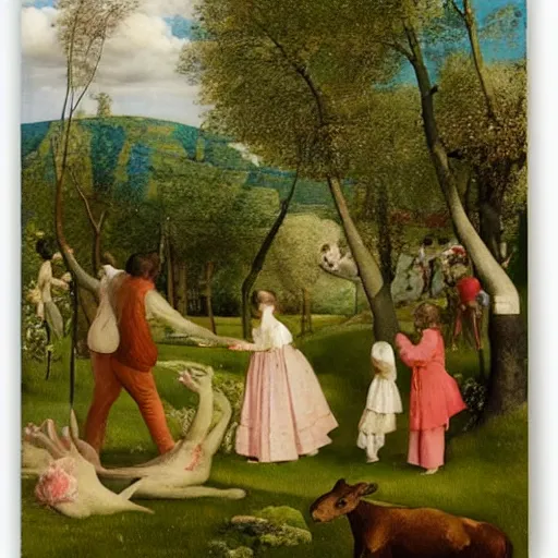 Image similar to Pastoral scene by Richard Dadd