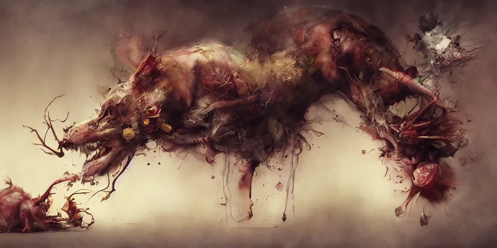 Image similar to The end of an organism, by ryohei hase