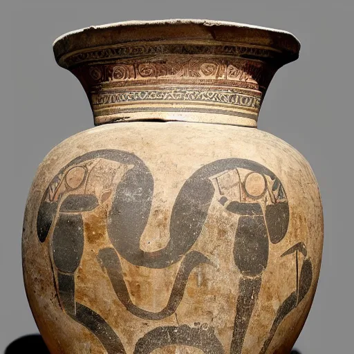 Image similar to an ancient greek vase,