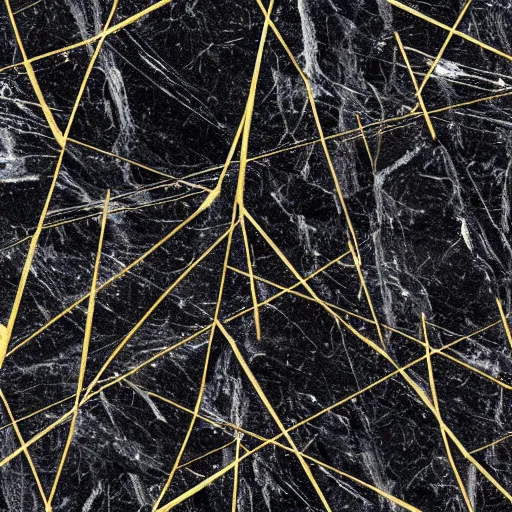 Image similar to gold lines on black marble, texture