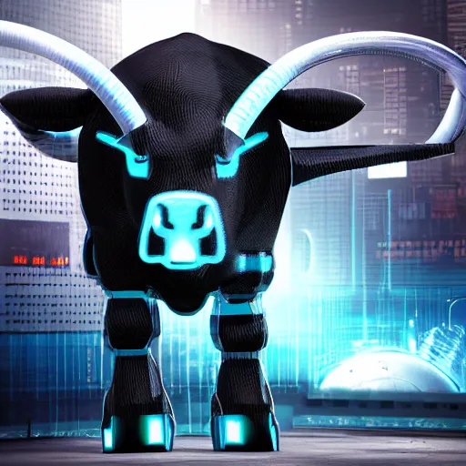 Image similar to a cybertronic bull